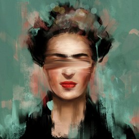 Ilustrácia Frida, Gabriella Roberg, (40 x 40 cm)