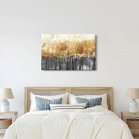 Obraz - Zlaté stromy (90x60 cm)
