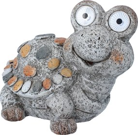 ZÁHRADNÁ FIGÚRKA – KORYTNÁČ SO SVIETIACIMI OČAMI 27 x 19 x 22,5 CM LED *7898