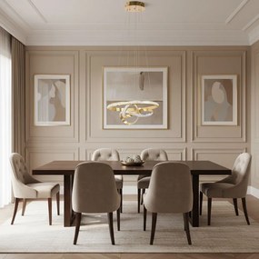 Toolight Toolight, LED závesné osvetlenie 45cm, 68W, 3000K, 3500lm, LHJ035-CP, zlatá, OSW-50048