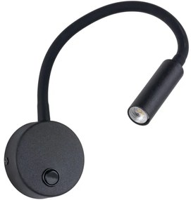 LED Nástenná lampa LAGOS 1xG9/3W/230V čierna