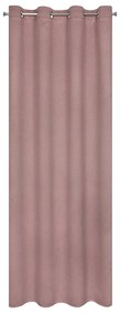ZATEMŇOVACÍ ZÁVES NA KRÚŽKOCH AMARO 140X250 CM TMAVORUŽOVÁ