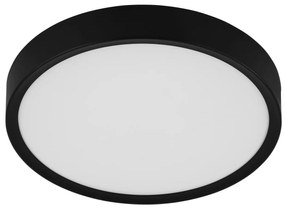 EGLO LED stropné prisadené osvetlenie MUSURITA, 16,8 W, teplá biela, 34cm, okrúhle, čierne