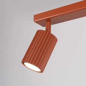 Bodové svietidlo v tehlovej farbe 6,5x30 cm Gleam – Sollux