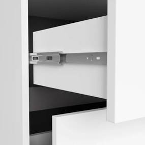 Skrinka pod umývadlo VAMI W90 2SZ biela ​​/ grafitová