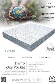 Taštičkový matrac Enviro Oxy Pocket Rozmer: 200 x 200 cm