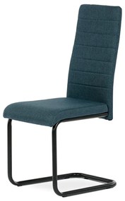 BONTEC Jedálenská stolička, modrá, látka, DCL-401 BLUE2 Farba: Modrá