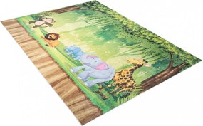 Detský koberec EMMA - Zvieratká v džungli