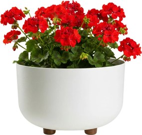 PLASTOVÝ KVETINÁČ TERRA 27X17 CM KRÉMOVÁ