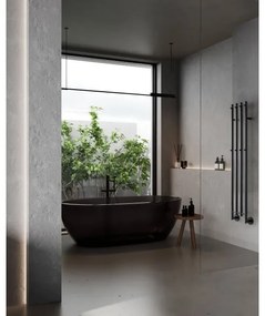 P.M.H. MO1B-RK - Elektrický sušiak na uteráky MONA 93 W/230 V 153,3 cm IP44 čierna