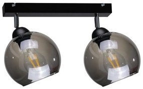 Keter Lighting Bodové svietidlo UNO 2xE27/60W/230V čierna NA0230