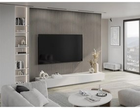 Mexen Lam-B, akustické stenové lamely 275 × 30 cm, HDF doska 4 mm, technická dyha, dub popolavý, S100-275307-3015-005