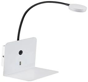 Nástenné svietidlo s USB portem SULION Malvo