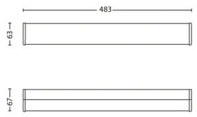 Philips 34059/11/16 - LED Nástenné kúpeľňové svietidlo MYBATHROOM FIT 3xLED/2,5W/230V