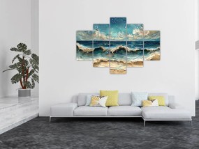 Obraz - Maľba mora (150x105 cm)