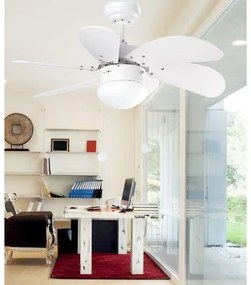 Globo 03811 - Stropný ventilátor RIVALDO 1xE14/60W/230V