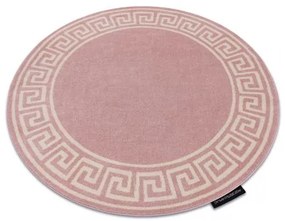 Okrúhly koberec HAMPTON Grecos, Grécky ružová Veľkosť: kruh 120 cm