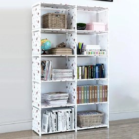 Detský DIY regál s motívom medvedíkov 6 políc