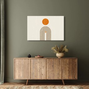 Obraz - Hnedé oblúky (90x60 cm)