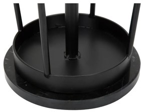 Čierny kovový vešiak Glam - Mauro Ferretti