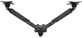 Liftor Arm DA02, držiak na 2 monitory čierny