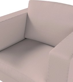Poťah na kreslo Karlanda, krátky farba produktu ružová látka zapletaná