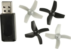 KIK JJRC H36 Mini RC dron, 2,4 GHz, 4CH, 6-osý gyroskop, Headless mode, čierny