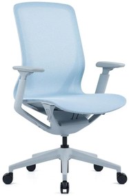 OFFICE MORE Kancelárska stolička C-BON LIGHT BLUE modrá
