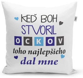 Sablio Vankúš Keď Boh stvoril oteckov: 40x40 cm