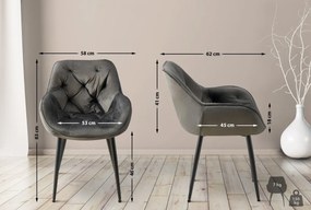 Stolička Tanna - zamat - Antracit