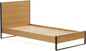 Jednolôžková posteľ s roštom v prírodnej farbe 90x190 cm Taiana – Kave Home