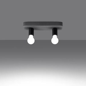 Sollux  SL.1157 - Bodové svietidlo TAVO 2xE27/15W/230V betón