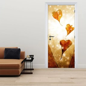 Fototapeta na dvere - Maľba rúk plných lásky (95x205cm)