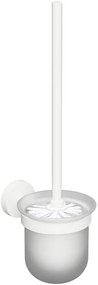 Sapho Sapho, X-ROUND WHITE WC kefa závesna, mliečne sklo, biela mat, XR303W