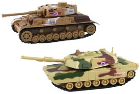 Lean Toys Vojenský tank na trecí pohon