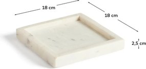 Mramorová dekoratívna tácka 18x18 cm Serela – Kave Home
