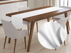 Biante Bavlnený saténový behúň na stôl ST-001 Biely 35x180 cm