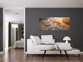 Obraz - Úsvit nad meandrami (120x50 cm)