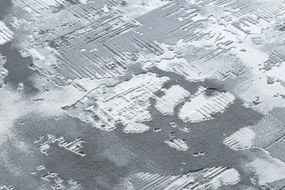 Koberec AKRYL VALS 0A046A C53 78 jasný sivý / tmavo sivý