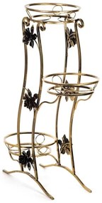 Stojan na kvety 100x70 cm zlatá