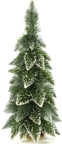 Vianočný stromček Borovica diamantová so striebornými trblietkami 55 cm