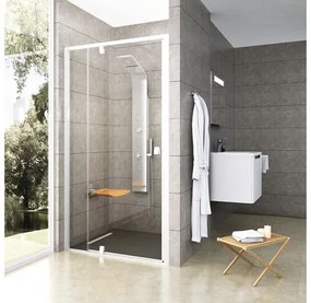 Sprchové dvere RAVAK Pivot PDOP2-110 white/white+Transparent 03GD0101Z1