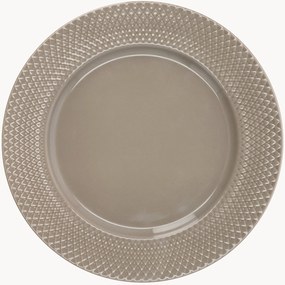 Porcelánový plytký tanier Rhombe Earth