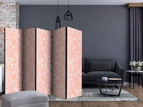 Paraván - Coral Arabesque II [Room Dividers] Veľkosť: 225x172, Verzia: Jednostranný