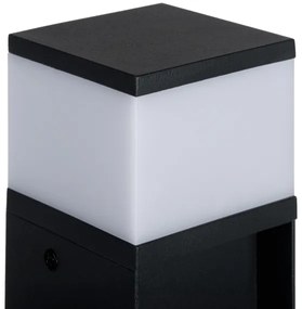 Kanlux 38765-Vonkajšia lampa s 2 zásuvkami DASTEN 1xG9/11W/230V 50 cm IP44 čierna