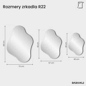 Zrkadlo Pure R22