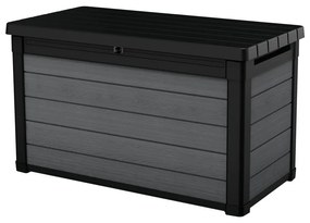Tmavosivý plastový záhradný úložný box Cortina – Keter