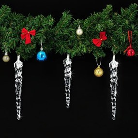 Vianočný svietiaci cencúle vnútorné i vonkajšie 80LED s ovladačom