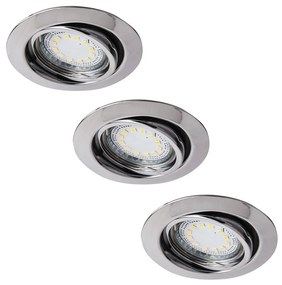 Rabalux 1050 - SADA 3xLED Podhľadové svietidlo LITE 3xGU10-LED/3W/230V