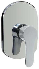 Mereo Mereo, Sprchová podomietková batéria bez prepínača, Zuna, Mbox, kryt, chróm, MER-CB60105ZB